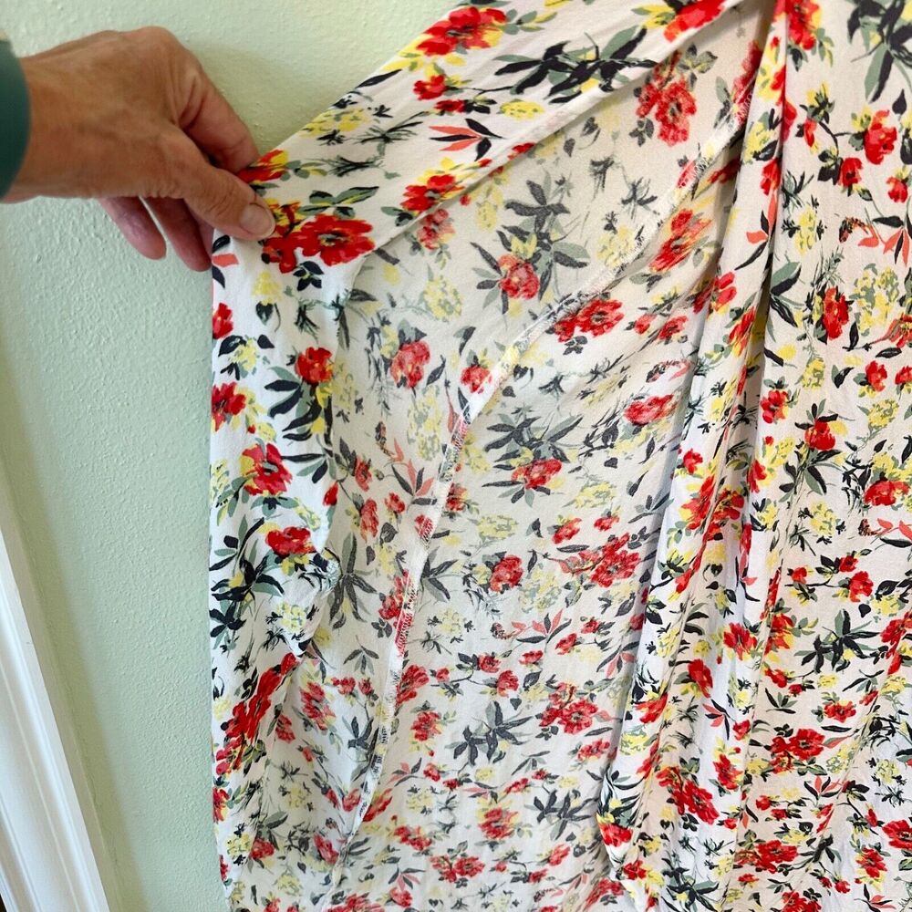 LUSH Women's Maxi Dress Size L Pink‎ Floral Flowly Slide Slits - Picture 14 of 16